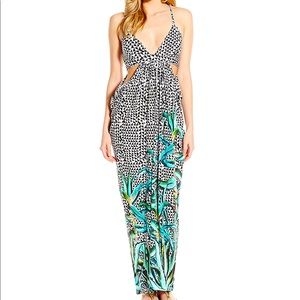‼️SOLD‼️NWT Mara Hoffman Cut-Out Drape Maxi Dress